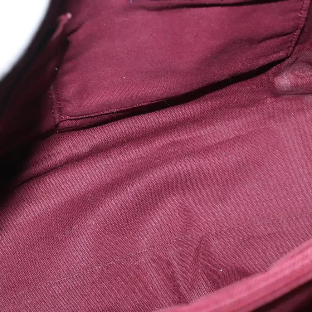 BURBERRY Nova Check Blue Label Hand Bag Canvas Beige Red Auth yk13174 - Picture 12 of 16